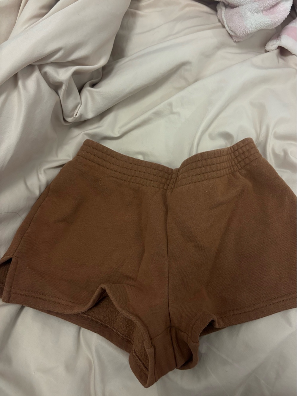 Aritzia Brown Women's Fleece Shorts